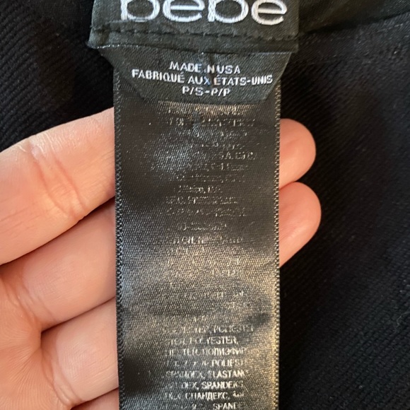 BeBe Black Bodycon Dress with Front and Back Cutouts - Picture 4 of 4